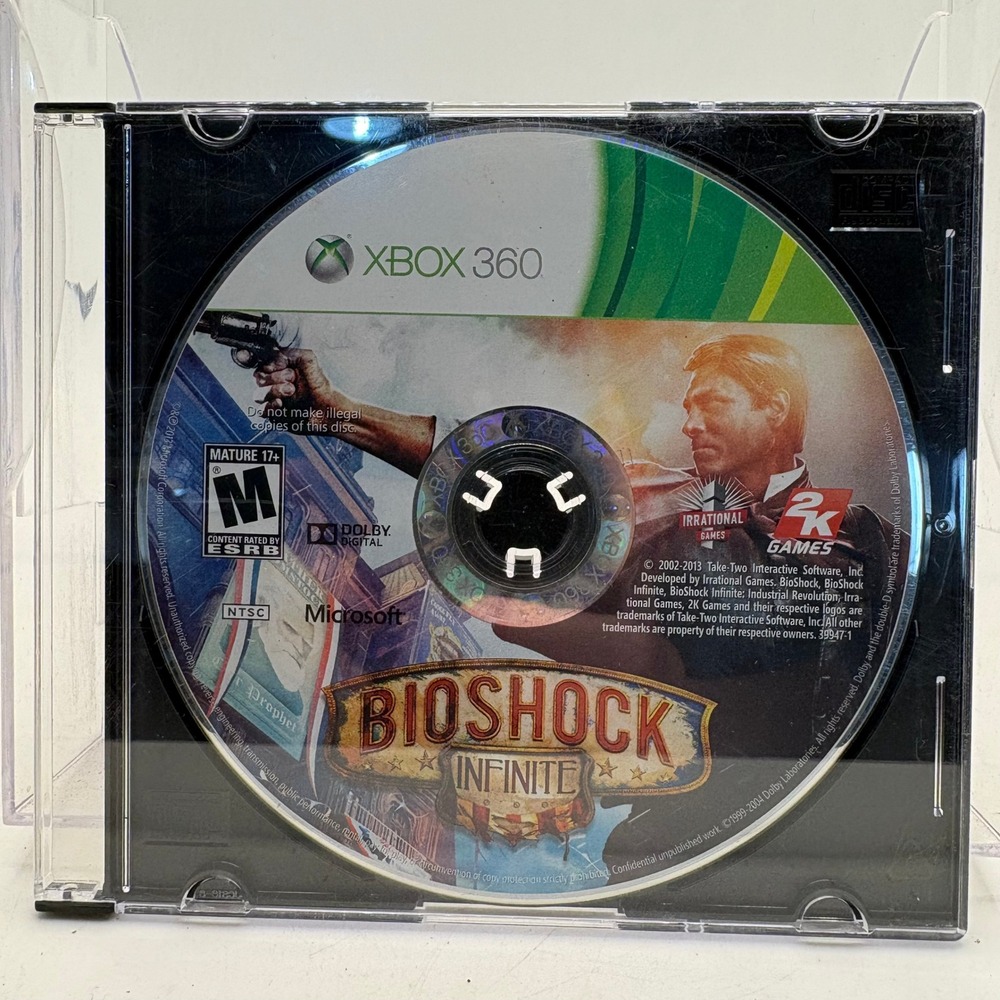 BioShock Infinite Microsoft Xbox 360 Game‎ Disc Only 2013 2K Games 39947-1